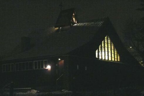 Die Cyriakkapelle in der Heiligen Nacht 2009