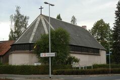 Justus-Jonas-Kirche von der Straßenseite aus... (Foto Mathias Heller)