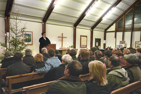 Christvesper 2008 mit Vikar Hannes Bezzel