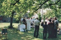 Taufe im Cyriakgarten, 4.6.2000