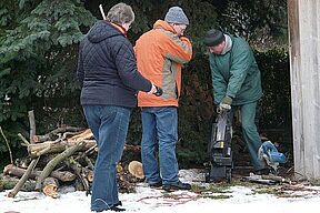 Arbeit mit Technik...