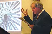 Beim Vortrag über das Musikheim Frankfurt/Oder - Wilfried Limberg