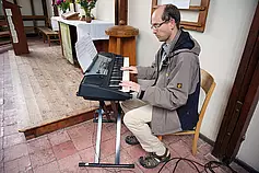Aufbau und Probe