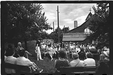 Volkslieder beim Gemeindefest, 2.7.1988