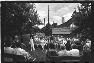 Volkslieder beim Gemeindefest, 2.7.1988