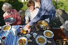 Gemeinsames Essen hat wie immer dazugehört.