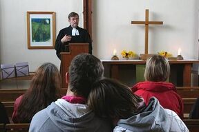 Andächtige Zuhörer