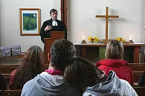 Andächtige Zuhörer