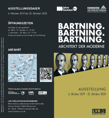 Flyer Bartning Ausstellung Rheinisches Museum Kommern