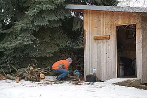 ... und "im Holz"...