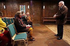 Freundlicher und sehr informativer Empfang durch Herrn Prof. Schüler - vielen Dank!