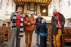 Ehrenamtliche der Gemeinden empfingen uns freundlich und entgegenkommend, gaben uns reichlich Erläuterungen und beantworteten alle Fragen. Wir bedanken uns recht herzlich!