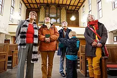 Ehrenamtliche der Gemeinden empfingen uns freundlich und entgegenkommend, gaben uns reichlich Erläuterungen und beantworteten alle Fragen. Wir bedanken uns recht herzlich!
